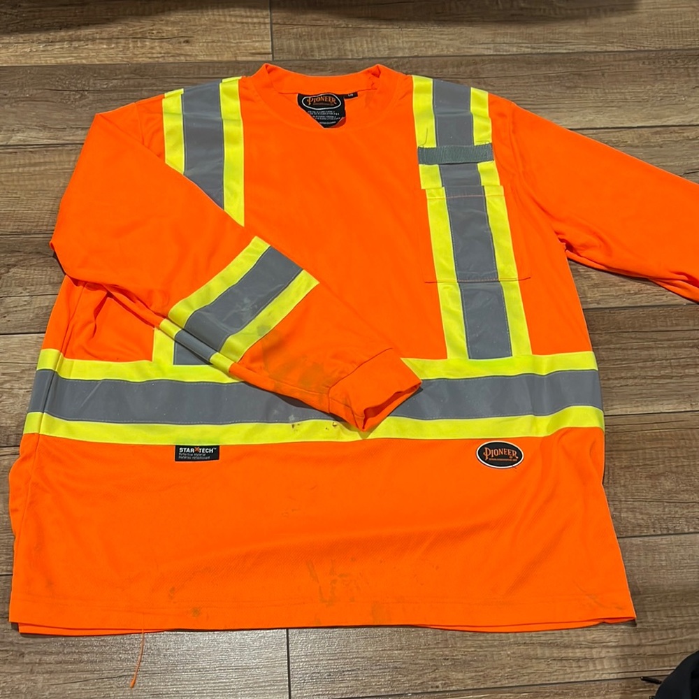 High vis safety shirt